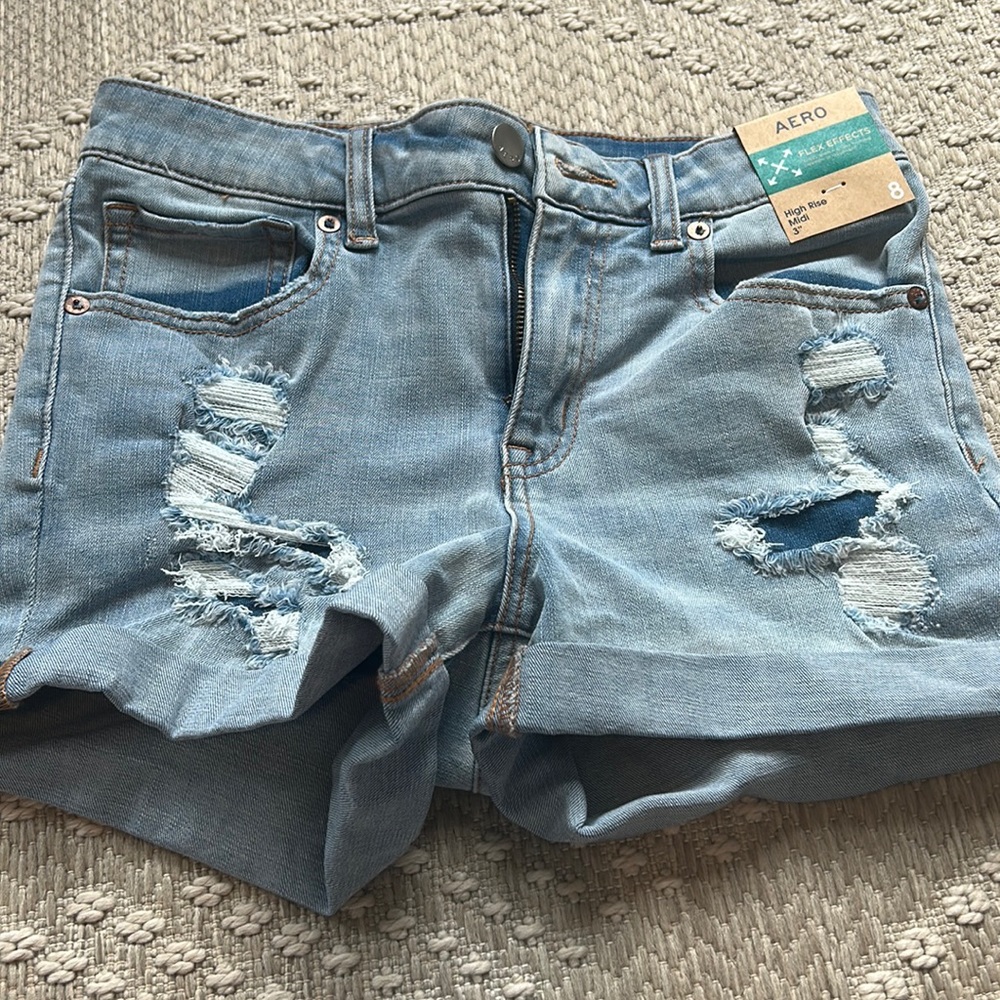 AEROPOSTALE SIZE 8 JEAN SHORTS